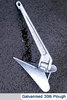 Galvanised Plough Anchor 4.5kg to 91kg