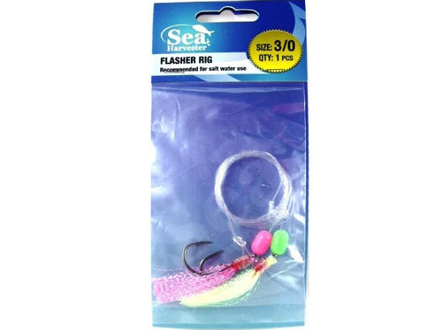 Flasher Rigs Various Sizes - 2 Hook Rigs