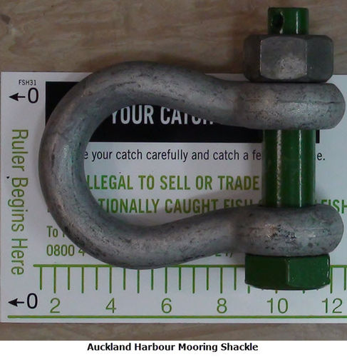 19mm Hi-Load Safety Bow Shackle Green Pin