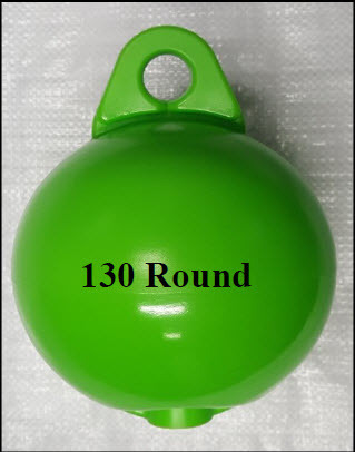 5-1/2 " Round Buoy PVC Comes in 7 Colours