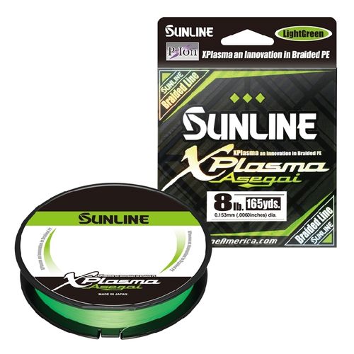 Sunline Xplasma Asegai X8 Fluoro Green Line 8lb