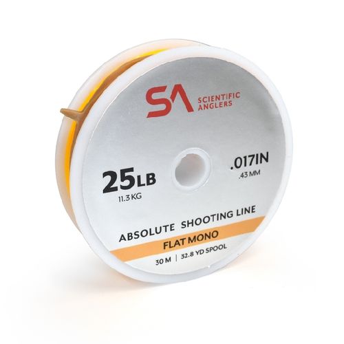 50lb 30m S.A. Absolute Shooting Line Flat Mono