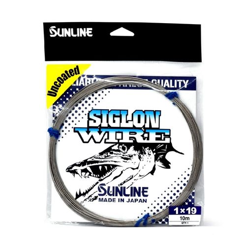 Sunline Siglon Wire 1X19 10m 450lb 1.5mm Crimps
