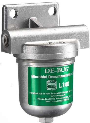 De-Bug Fuel Filter Clean Fuel L140 - w/Fittings