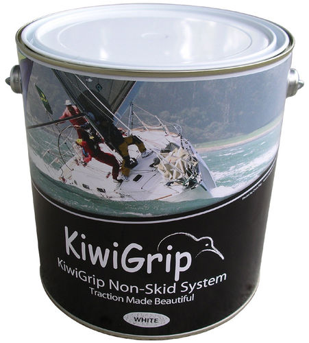 Kiwi Grip Non Slip Paint 1 Litre Blue Kit