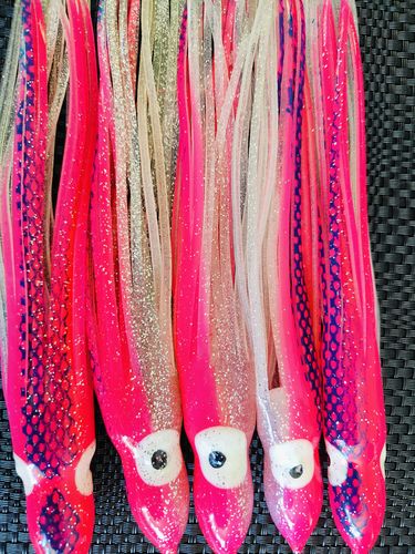 Pink Octopus Skirts - 180mm 5pcs