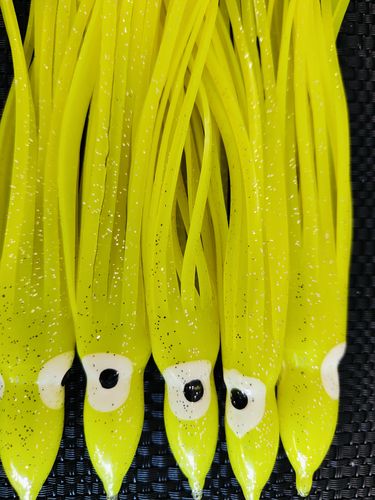 Yellow Octopus Skirts - 150mm 5pcs