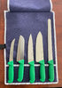 Victory Knife Green Chef Set - Progrip